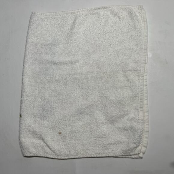 Pink Floral Hand Towel Bow Detail Stevens Cotton Terry Vintage MCM - Picture 2 of 7